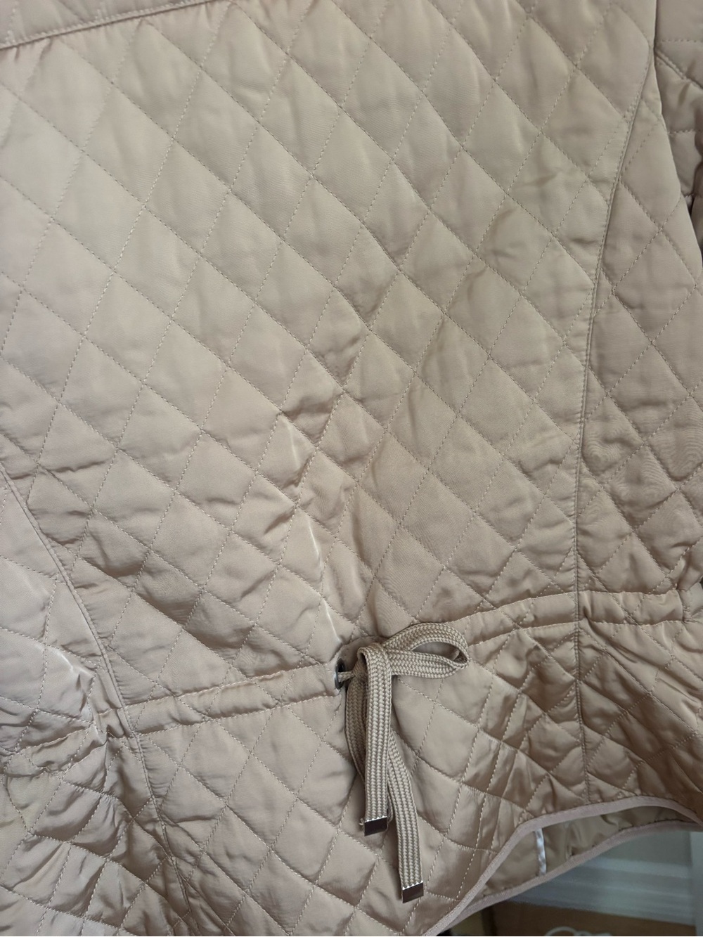 Massimo Dutti Quilted Puffer Jacket in Tan - Picture 9 of 10